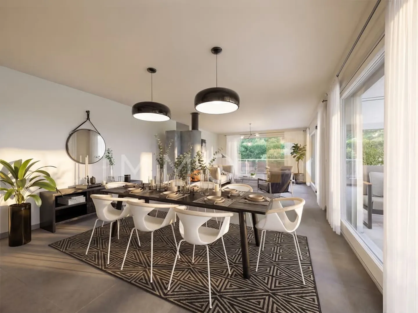 Spacious apartment - terrace, garden with unobstructed view of the Moléson - Photo 9 of 9