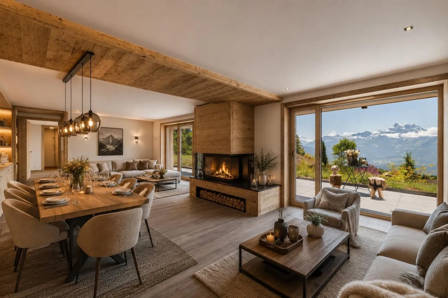 Raro duplex con giardino, ski-in & ski-out, vista sublime! - Foto 5 di 13