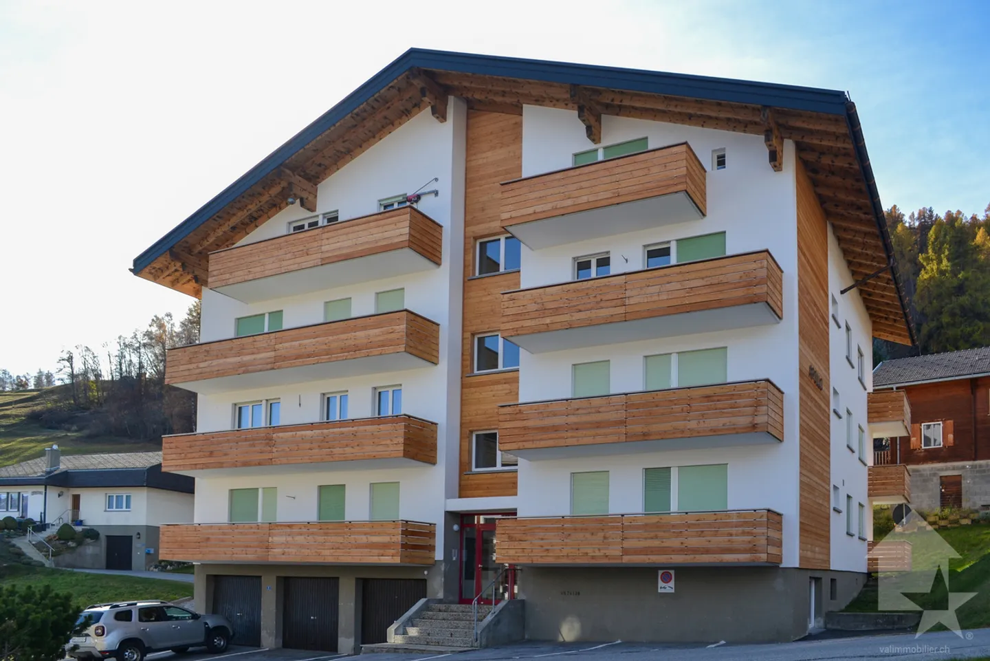 Geräumige 4,5-Zimmer-Wohnung von 108 m2, 2 Balkone mit Blick auf die Alpen - Foto 21 von 22