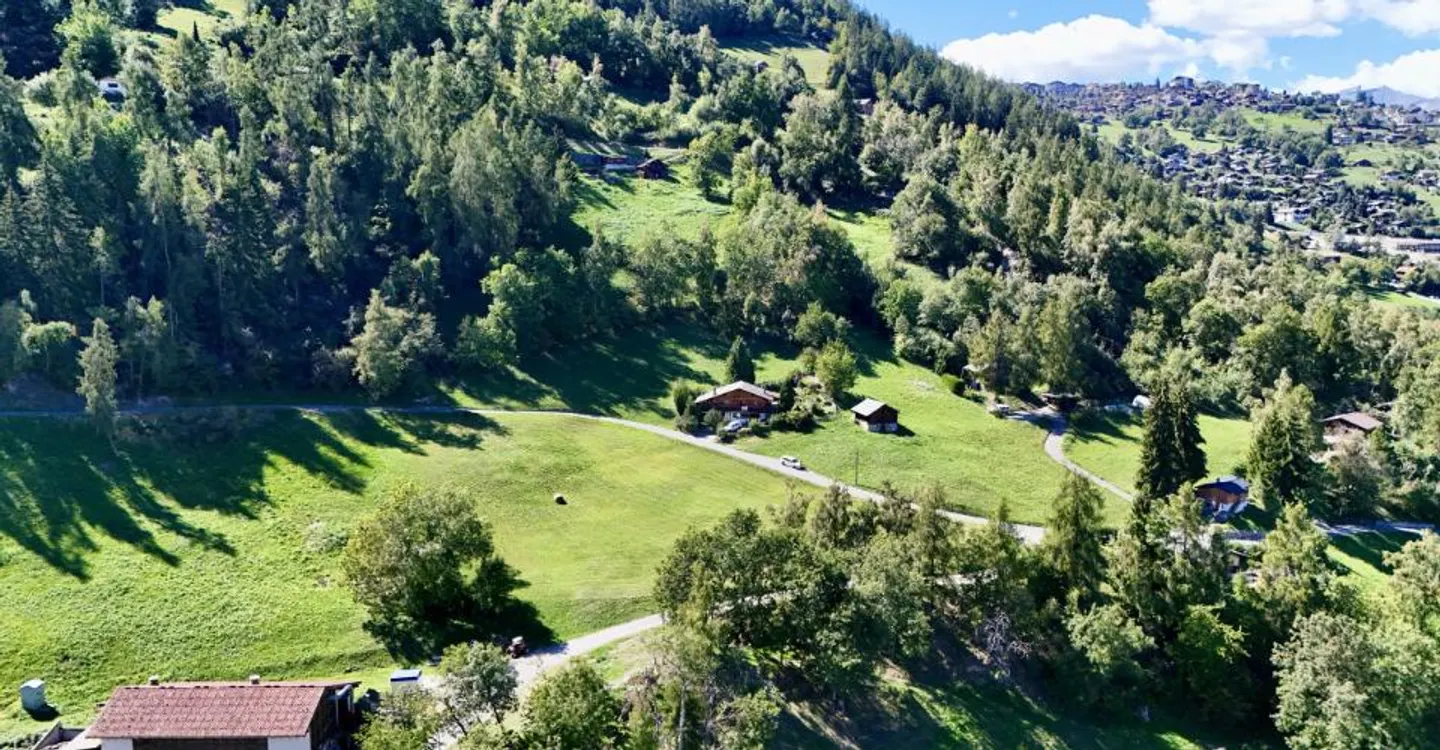 INDIVIDUAL CHALET WITH EXCEPTIONAL VIEW AND NO OVERLOOK IN BASSE NENDAZ - Photo 2 of 12