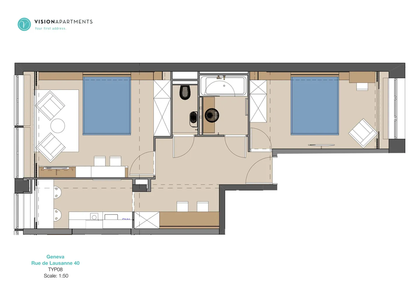 Elegant 3-Room Apartment in Geneva - Photo 5 of 5
