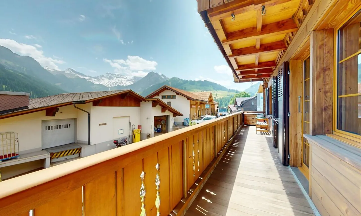 Sunny Chalet Apartment with Mountain Panorama in Central Location - Photo 12 of 13