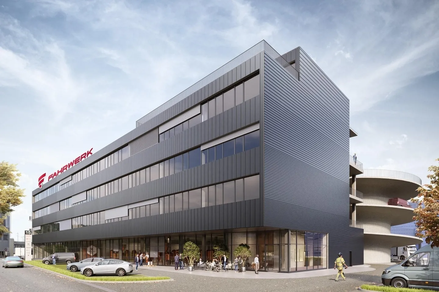 Parking space with electric charging station - Photo 1 of 1