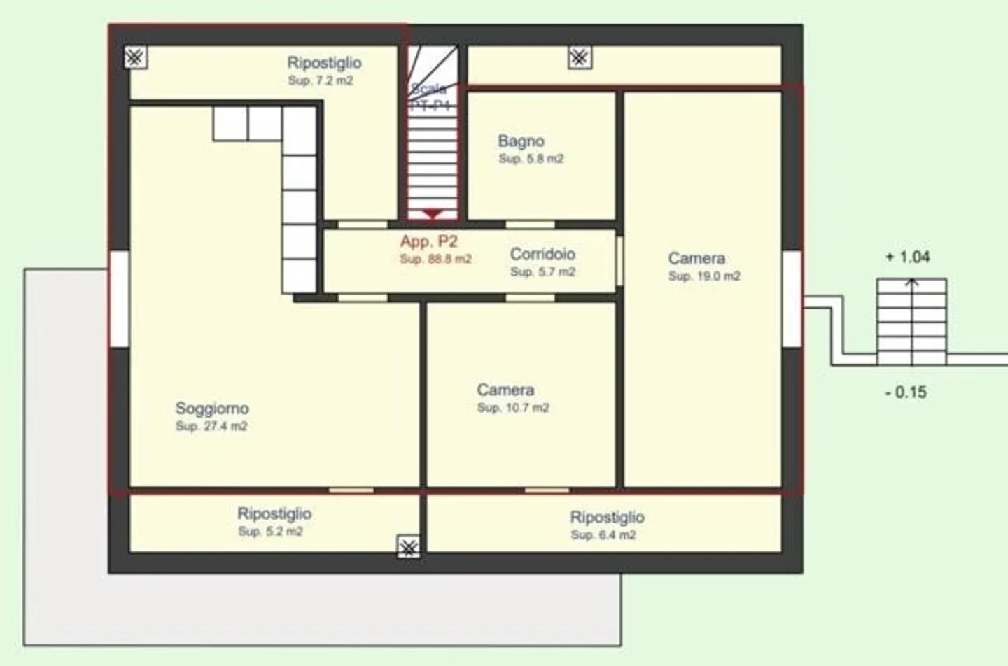 Casa Plurifamiliare con Giardino - Foto 12 di 13