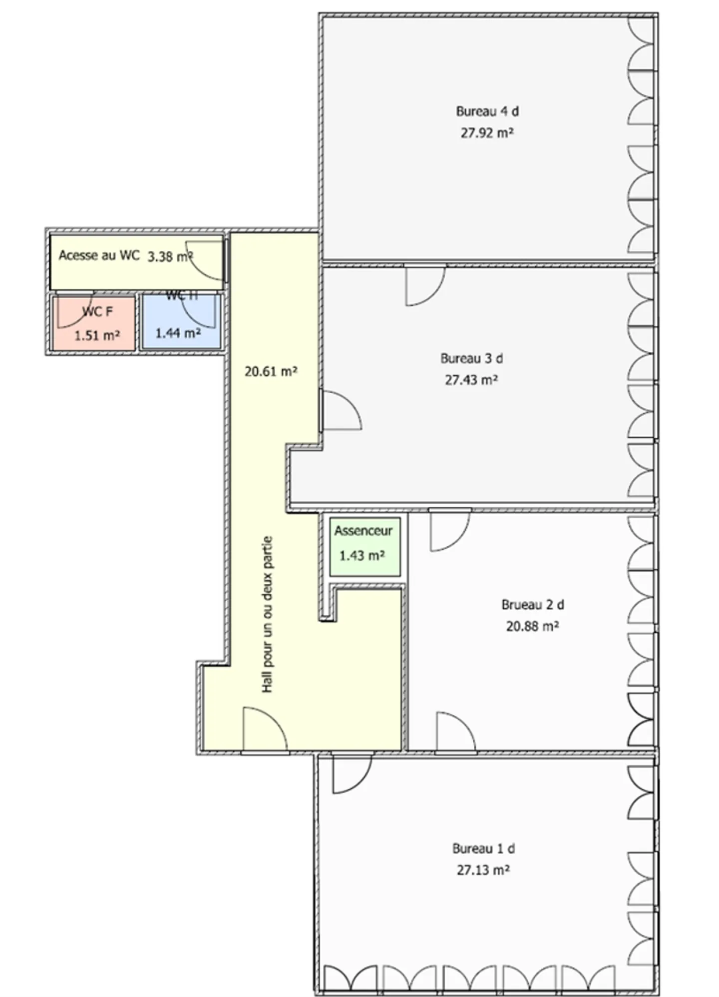 St-Imier, Office / Cabinet ideally located, area from 27m2 - Photo 13 of 13