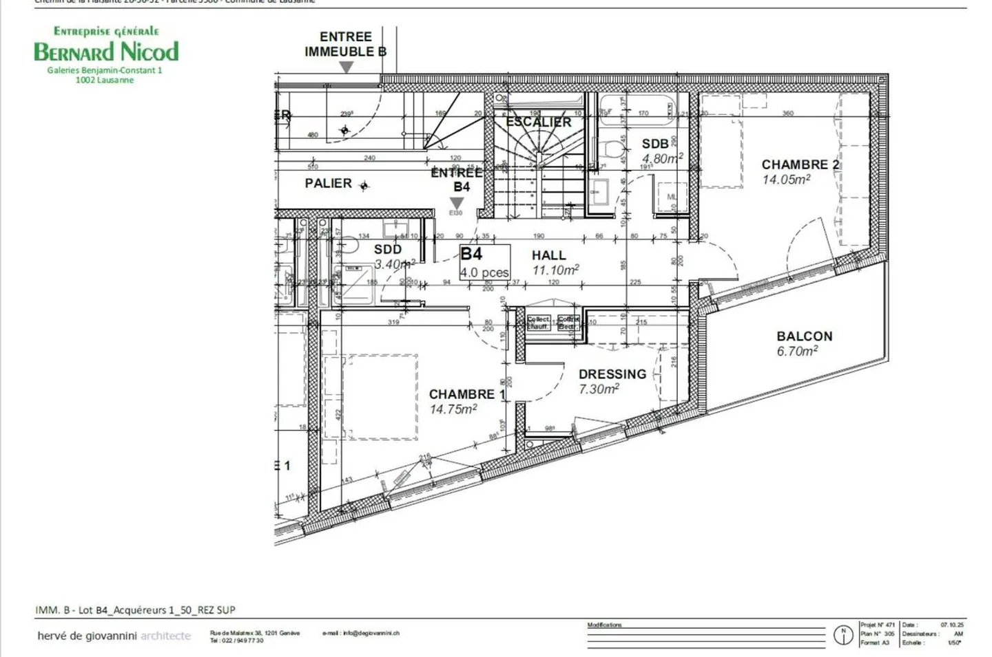 Résidence neuve à Chailly ! Duplex de 3.5 pièces avec balcon plein sud - Photo 7 sur 8