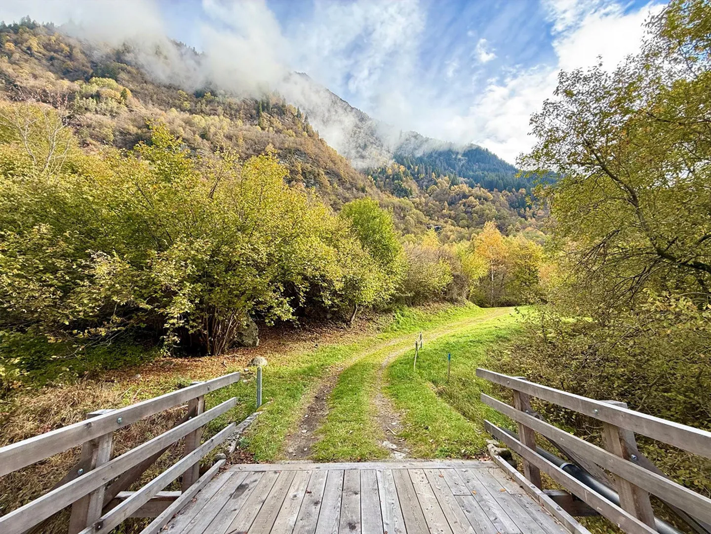 Alpine Berghütte auf 900 m mit Privatzufahrt und 21.000 m² Land - Foto 1 von 15