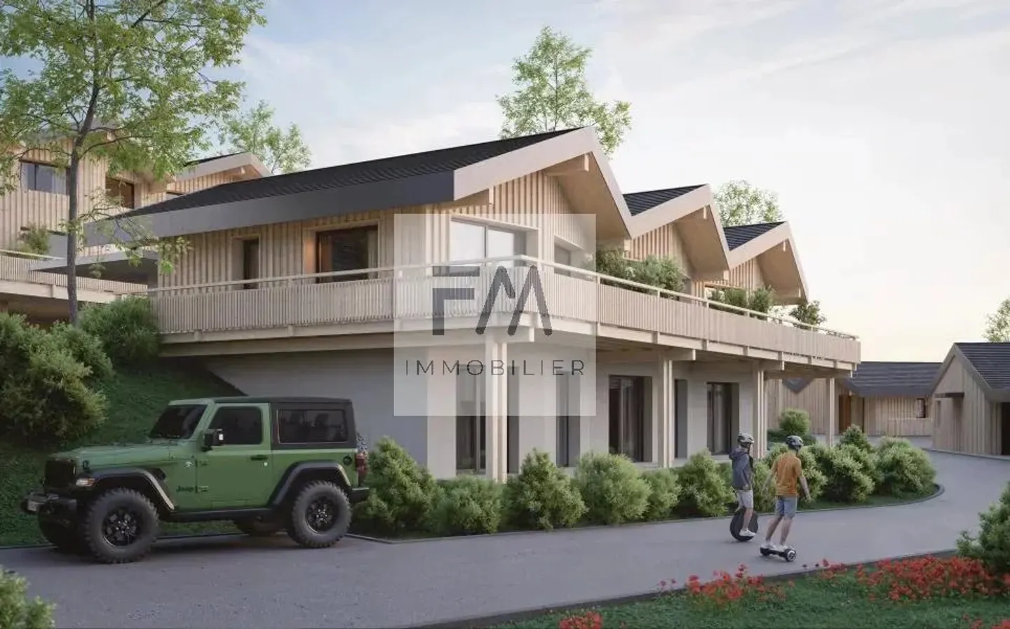 Chalets modernes à Mollens - Photo 1 sur 9