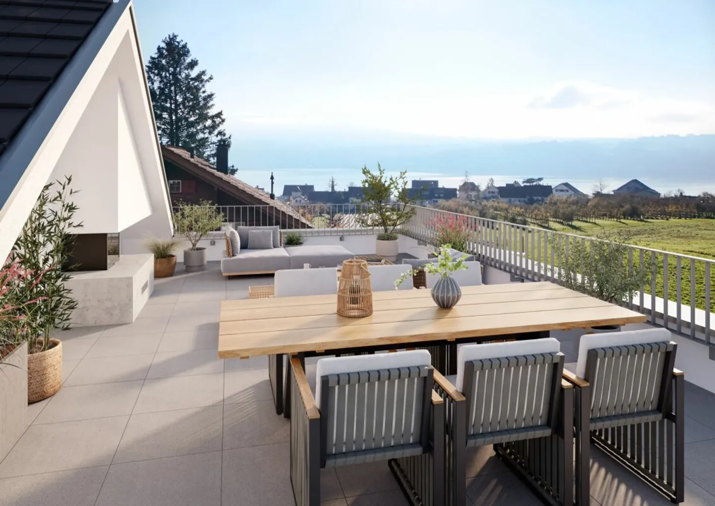 Attico di classe superiore - vista lago inclusa - Foto 8 di 13