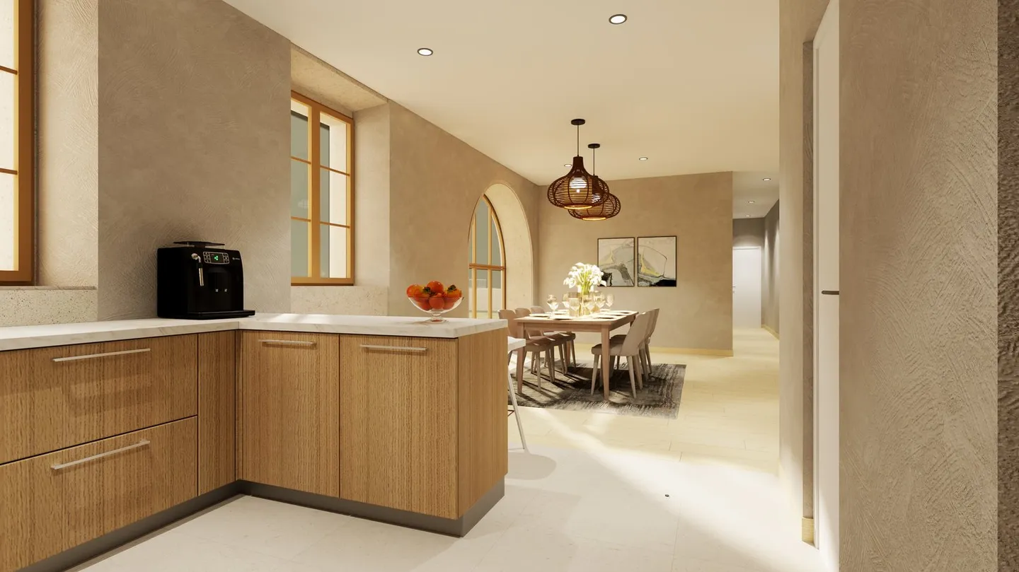 Ultimo appartamento di 4,5 stanze e 1 locale in vendita in un fienile completamente ristrutturato! - Foto 4 di 7