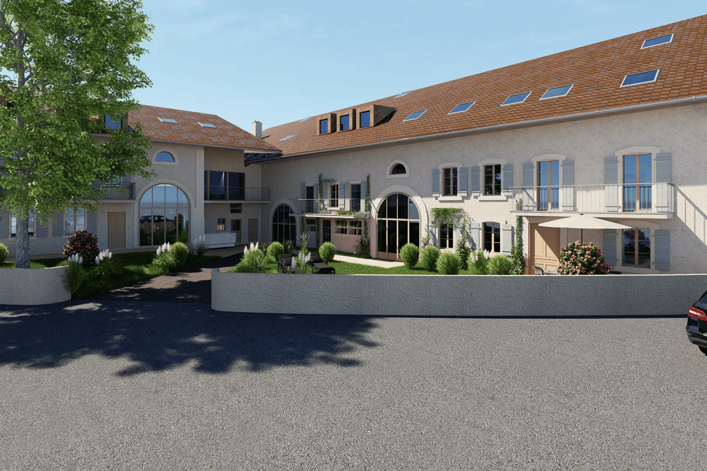 Ultimo appartamento di 4,5 stanze e 1 locale in vendita in un fienile completamente ristrutturato! - Foto 1 di 7