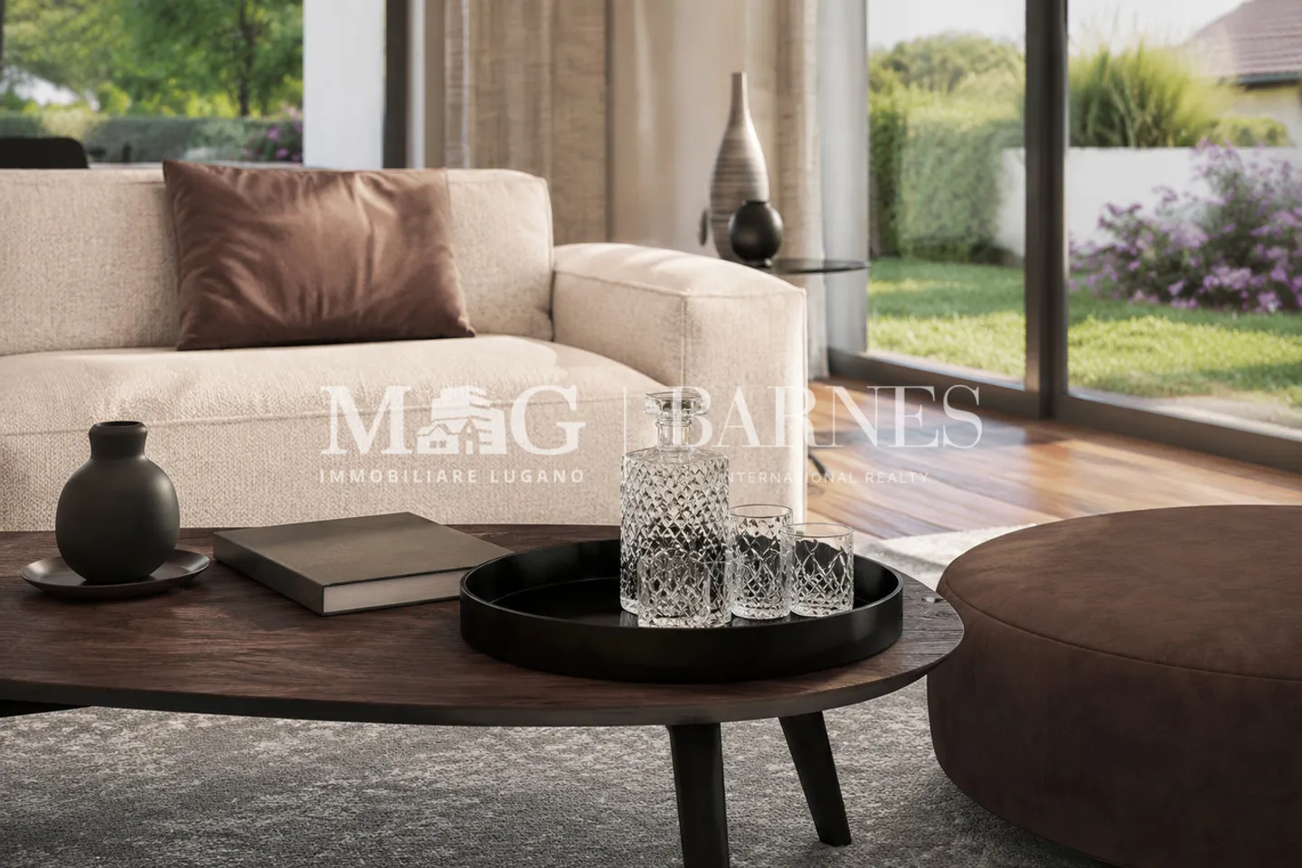 Gentilino, Collina d’Oro: Neue 5.5-Zimmer-Wohnung mit Garten - Foto 2 von 8