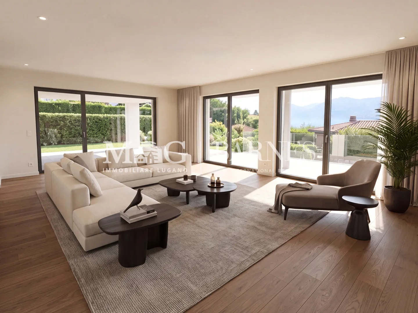 Gentilino, Collina d’Oro: Neue 5.5-Zimmer-Wohnung mit Garten - Foto 1 von 8