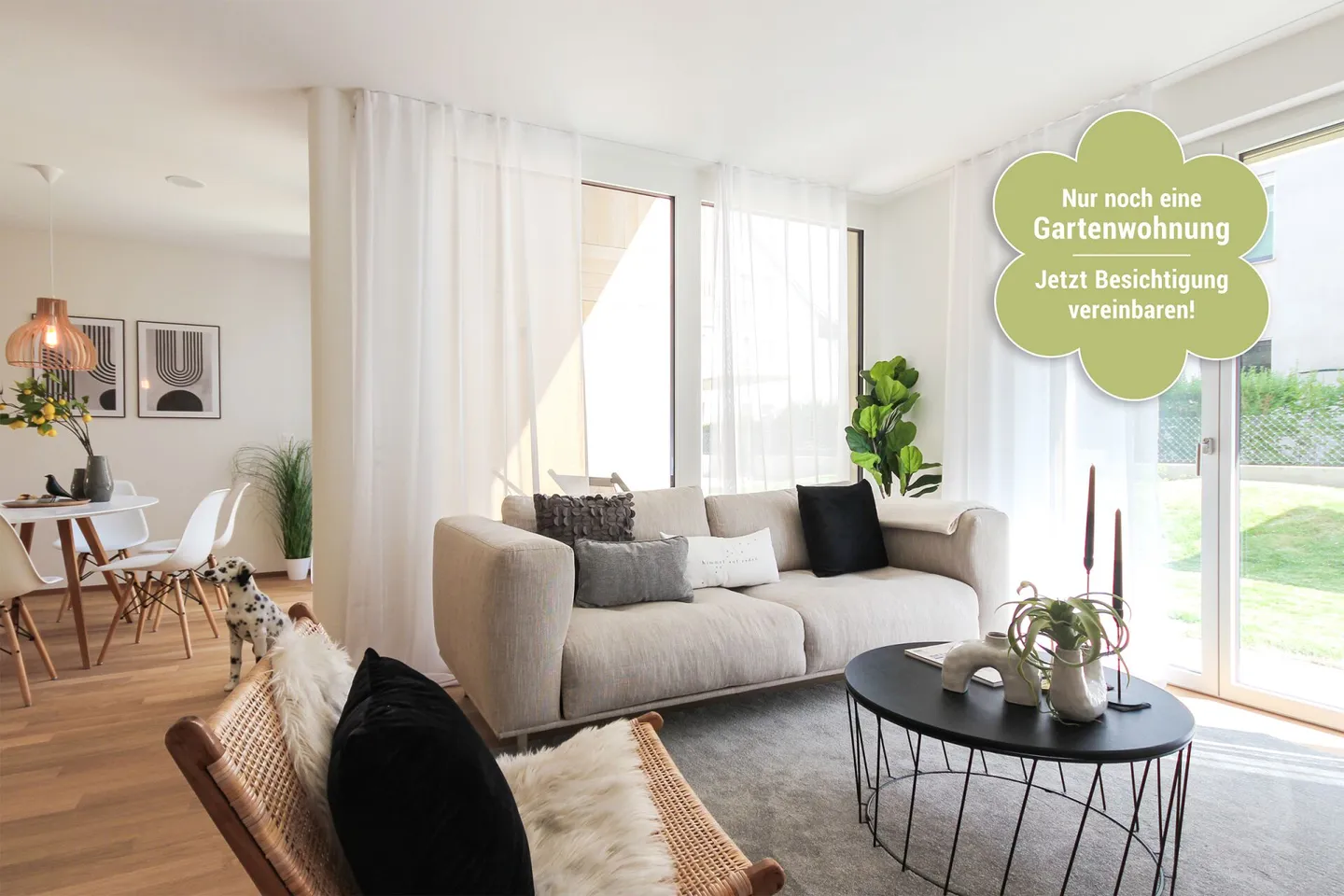 Your retreat in the heart of Reinach: Maisonette with private garden - Photo 6 of 14