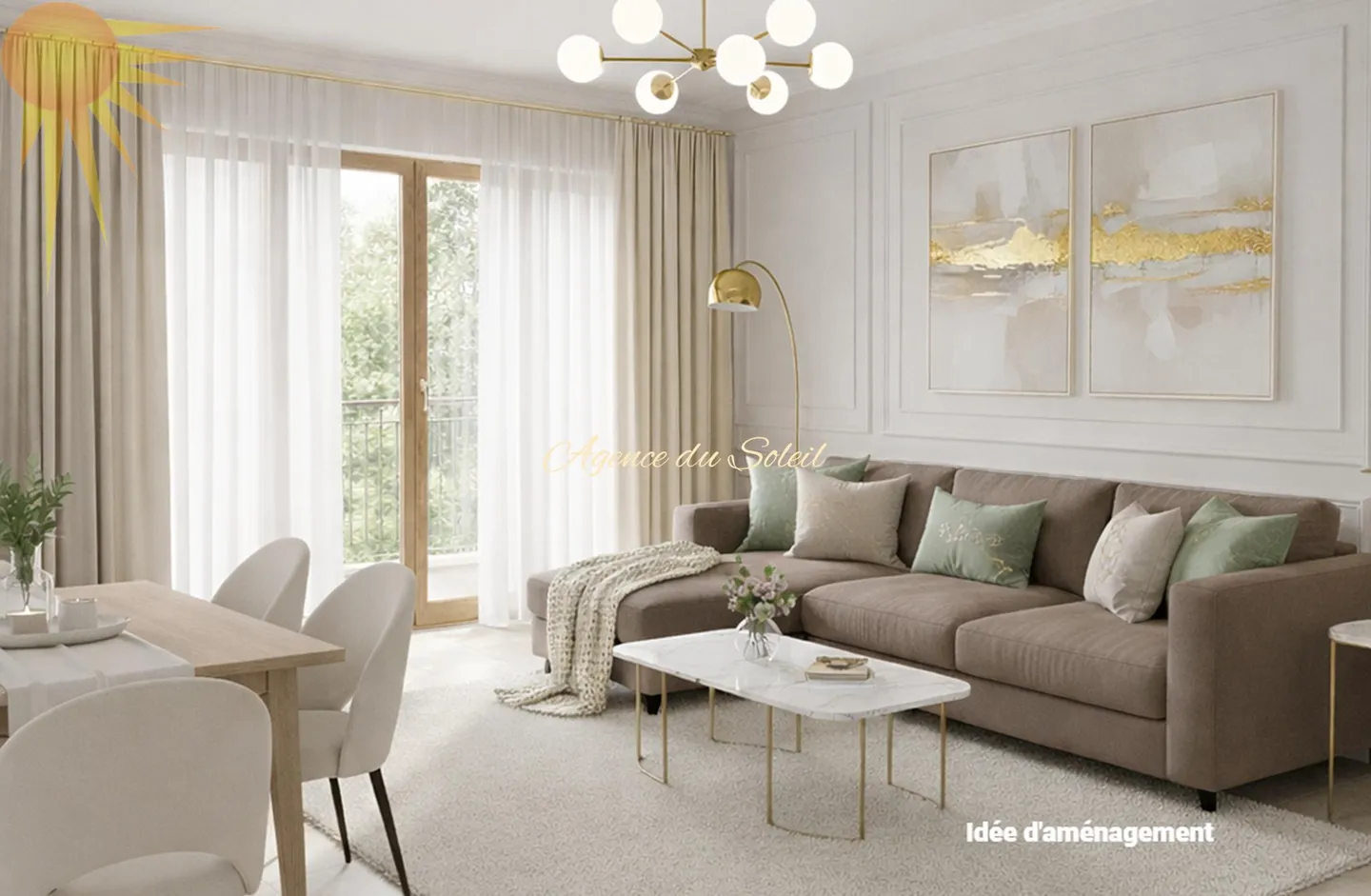 Bel appartamento attraversante, ristrutturato, di 2,5 locali vicino al centro di Crans! - Foto 5 di 16