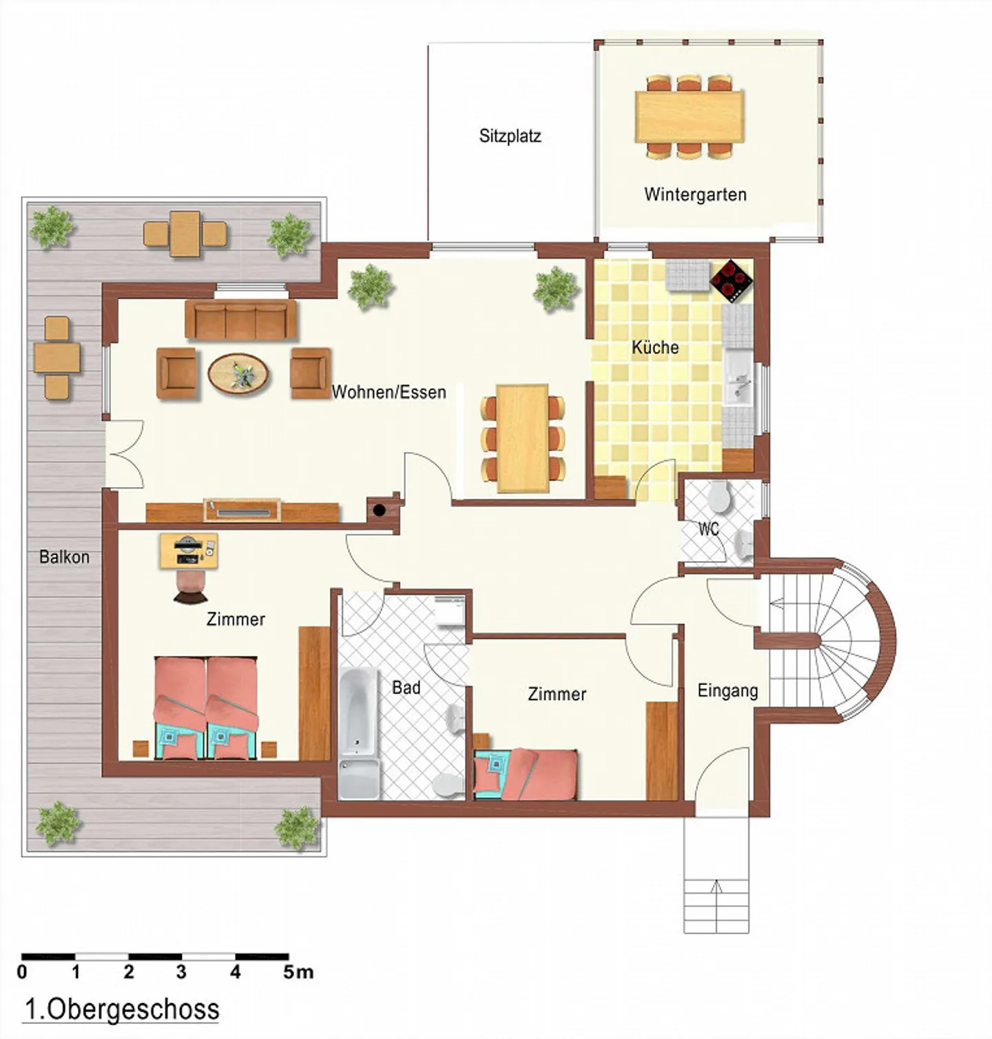 Charming 3.5 Room Apartment with Generous Garden - Photo 7 of 7