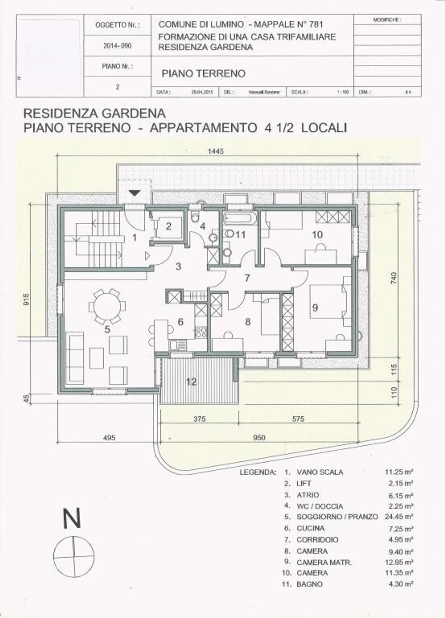4 1/2-Zimmer Neubau Gartenwohnung in 3-Familien-Haus - Foto 9 von 13