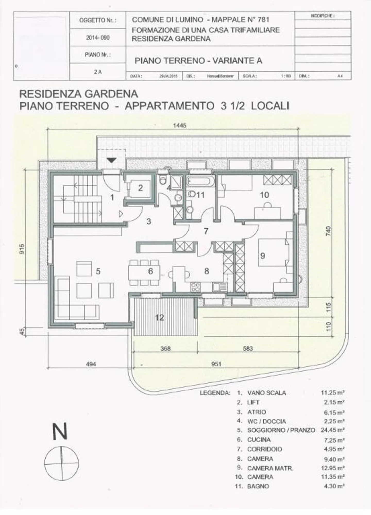4 1/2-Zimmer Neubau Gartenwohnung in 3-Familien-Haus - Foto 10 von 13