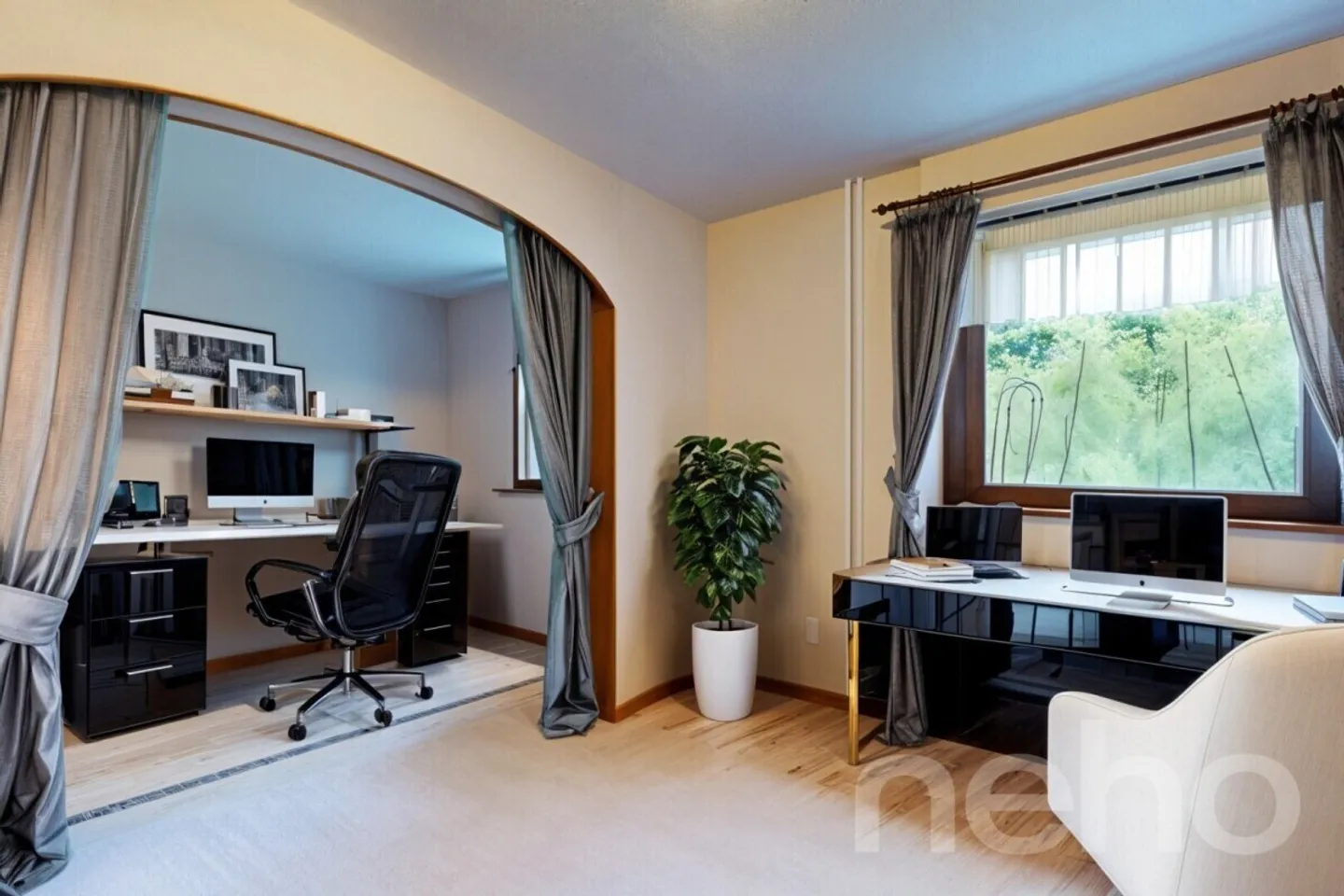 Superb 4.5-room apartment with garden, mountain view and garage - Photo 10 of 12