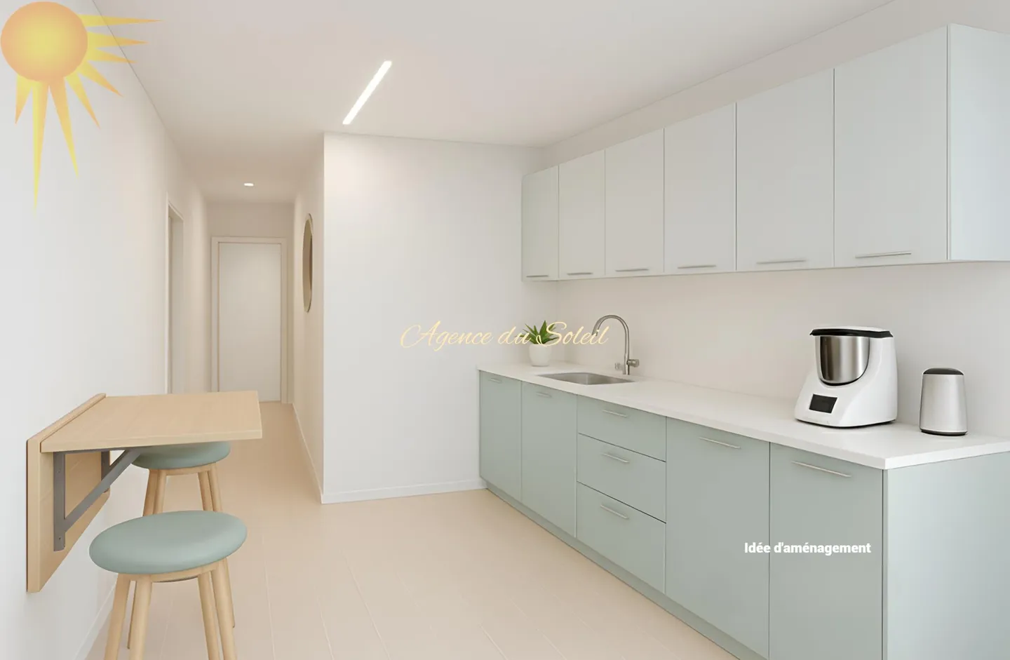 Bel appartamento attraversante, ristrutturato, di 2,5 locali vicino al centro di Crans! - Foto 7 di 16