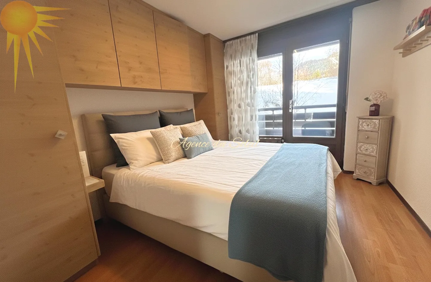 Bel appartamento attraversante, ristrutturato, di 2,5 locali vicino al centro di Crans! - Foto 8 di 16