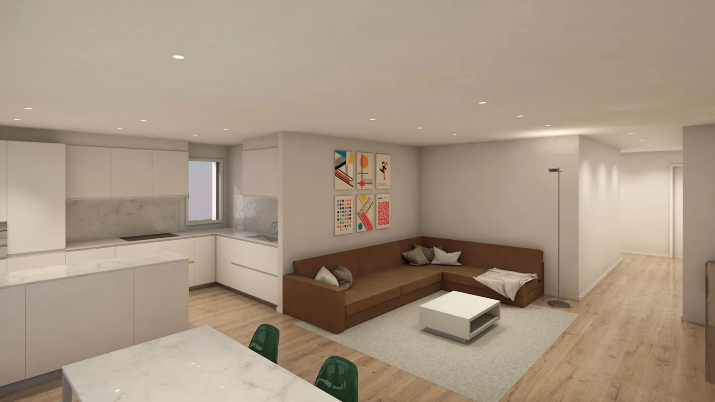 Modernes Apartment mit Terrasse - Foto 4 von 6