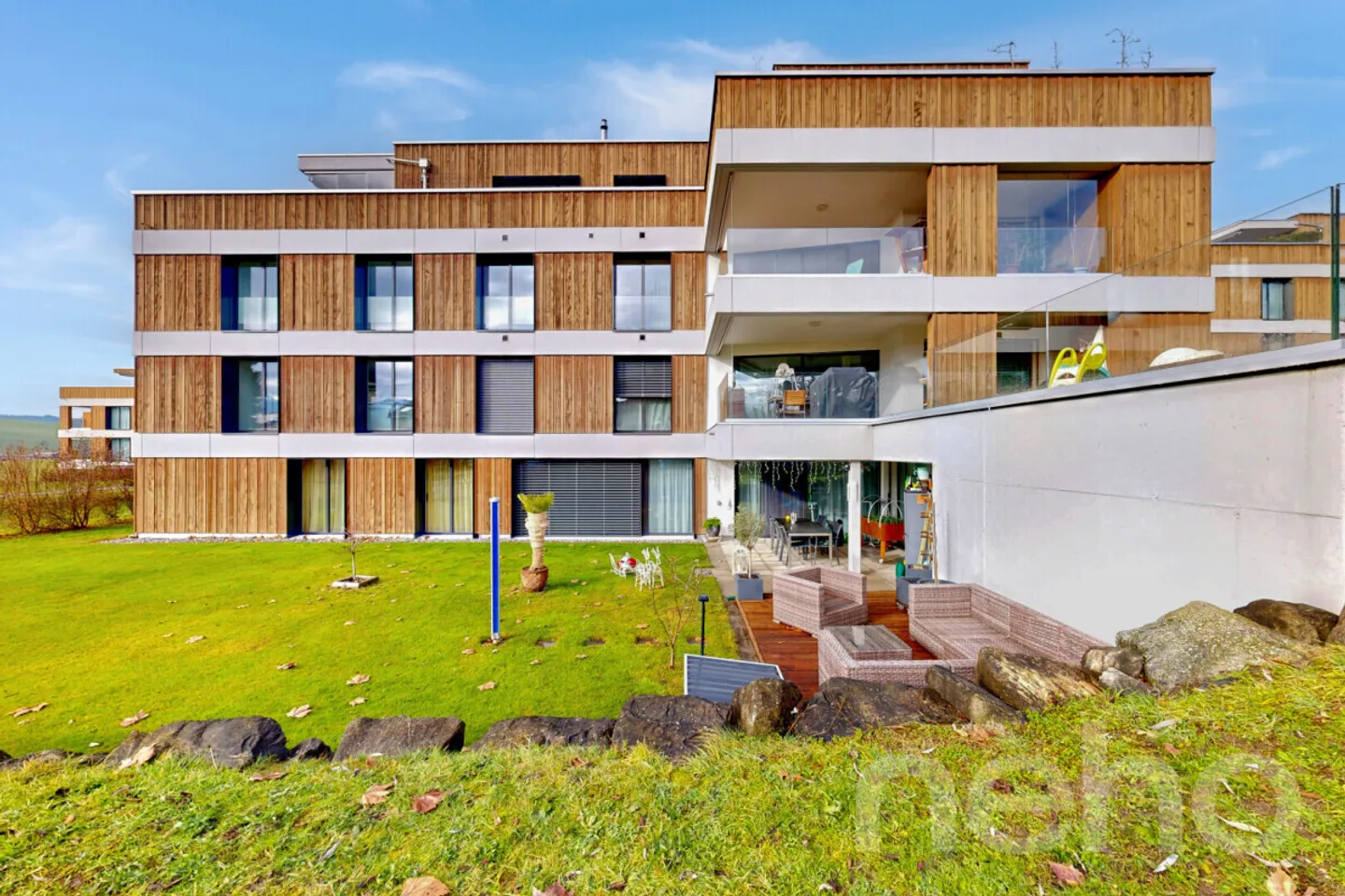 Moderne 4½-Zimmerwohnung mit grosser Loggia und Alpenblick - Foto 1 von 12