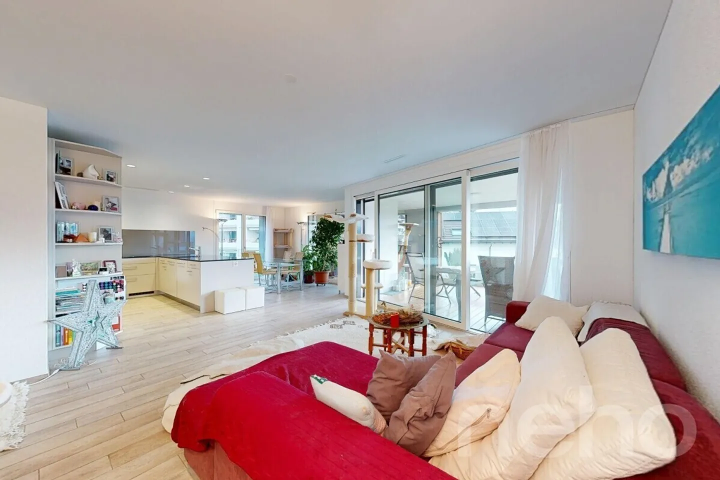 Moderne 4½-Zimmerwohnung mit grosser Loggia und Alpenblick - Foto 3 von 12