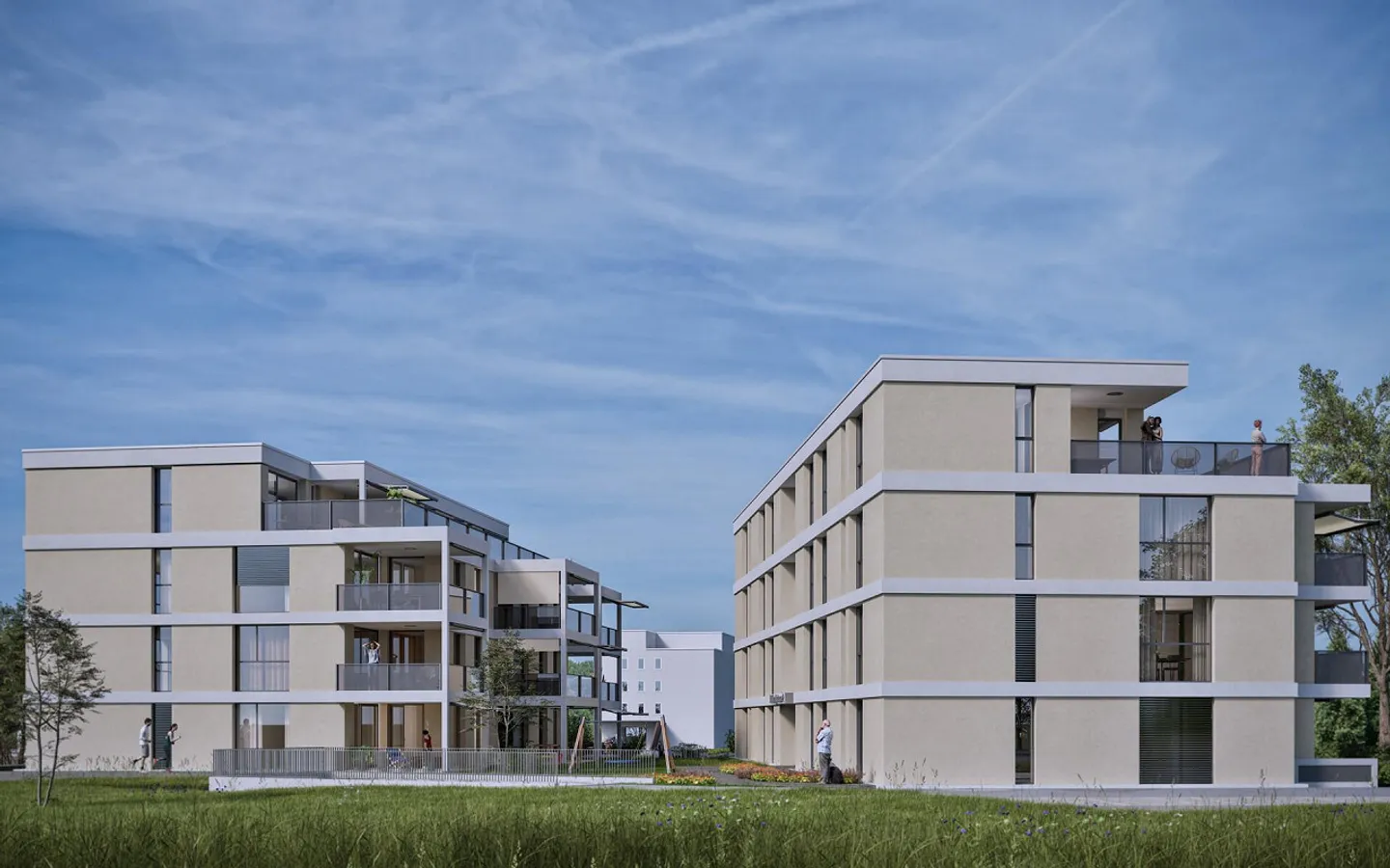 Nuovo appartamento di 4.5 locali al piano terra, 1° e 2° piano - Foto 1 di 12