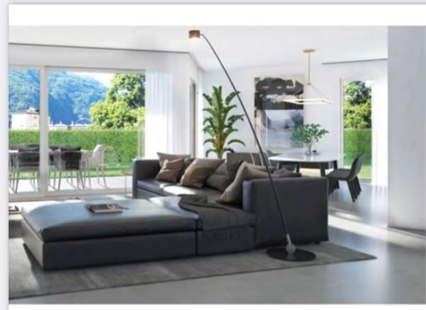 4.5-room apartment with garden - Photo 1 of 12