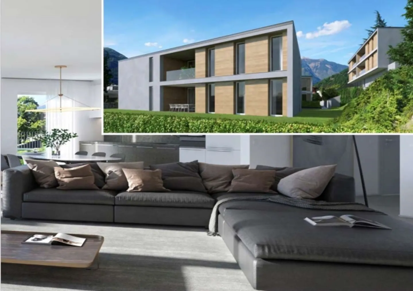 4.5-room apartment with garden - Photo 2 of 12