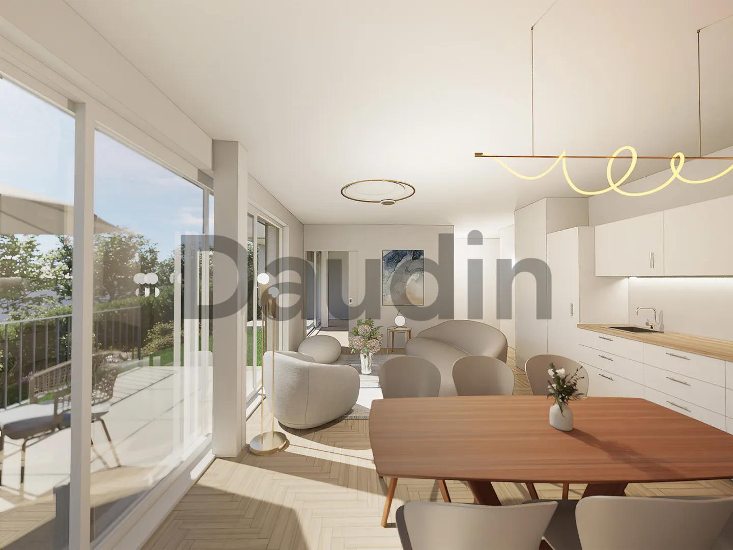 THPE-Wohnung nach Plan mit privatem Garten - Foto 2 von 3