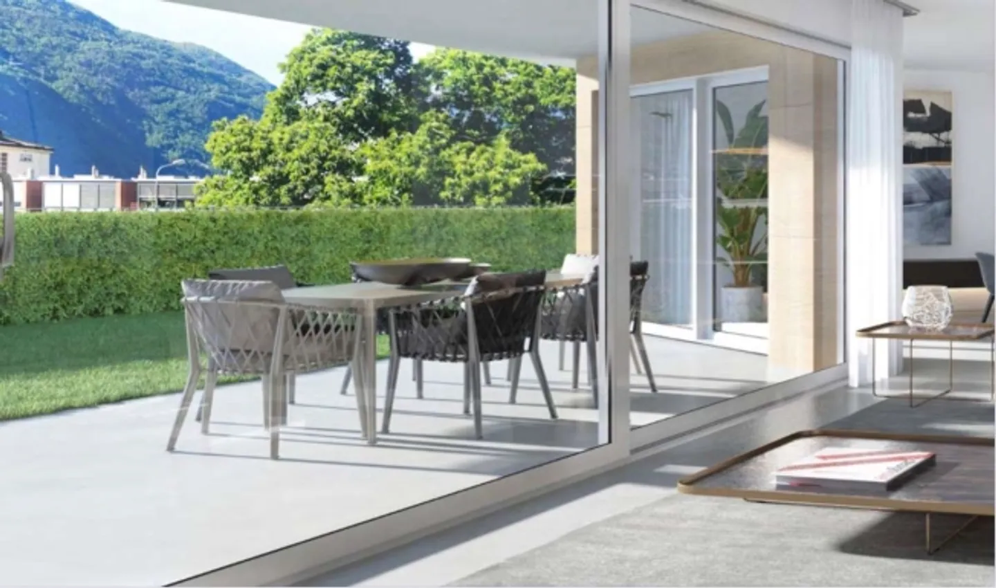 4.5-room apartment with garden - Photo 4 of 12