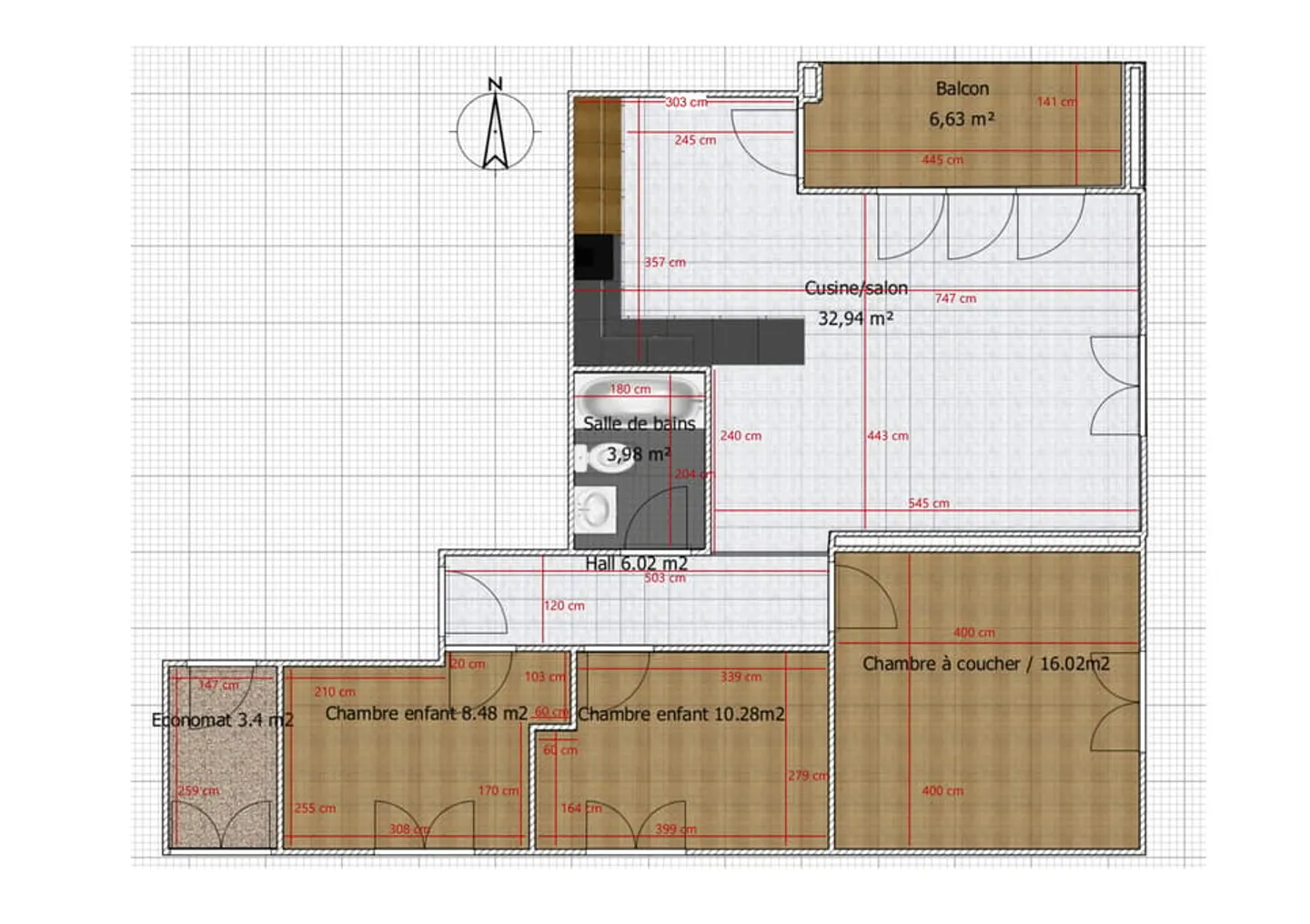 Zu Verkaufen! Schönes 4,5-Zimmer-Apartment in Boudry! - Foto 12 von 13