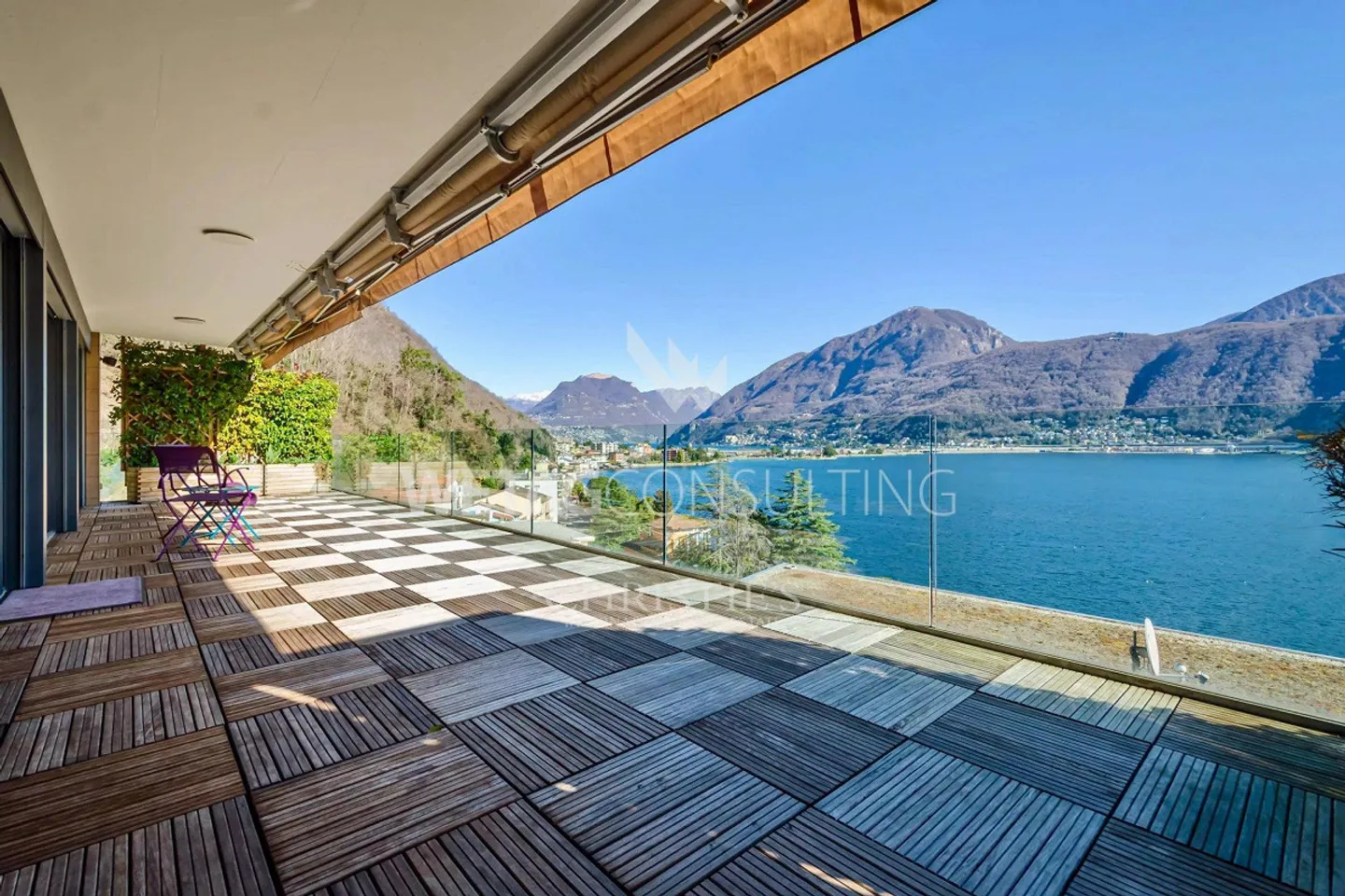 Lugano-Melide: Appartamento Penthouse Moderno con Vista Magica sul Lago di Lugano - Foto 9 di 10