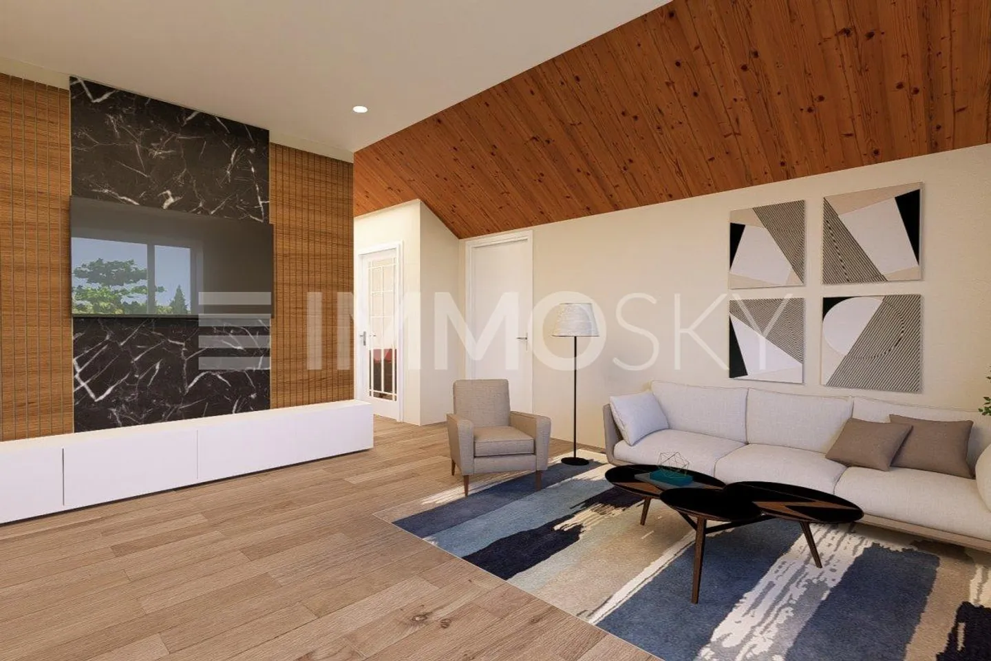 EXCLUSIVITY! Spacious 3.5 room penthouse without vis-à-vis! - Photo 3 of 5