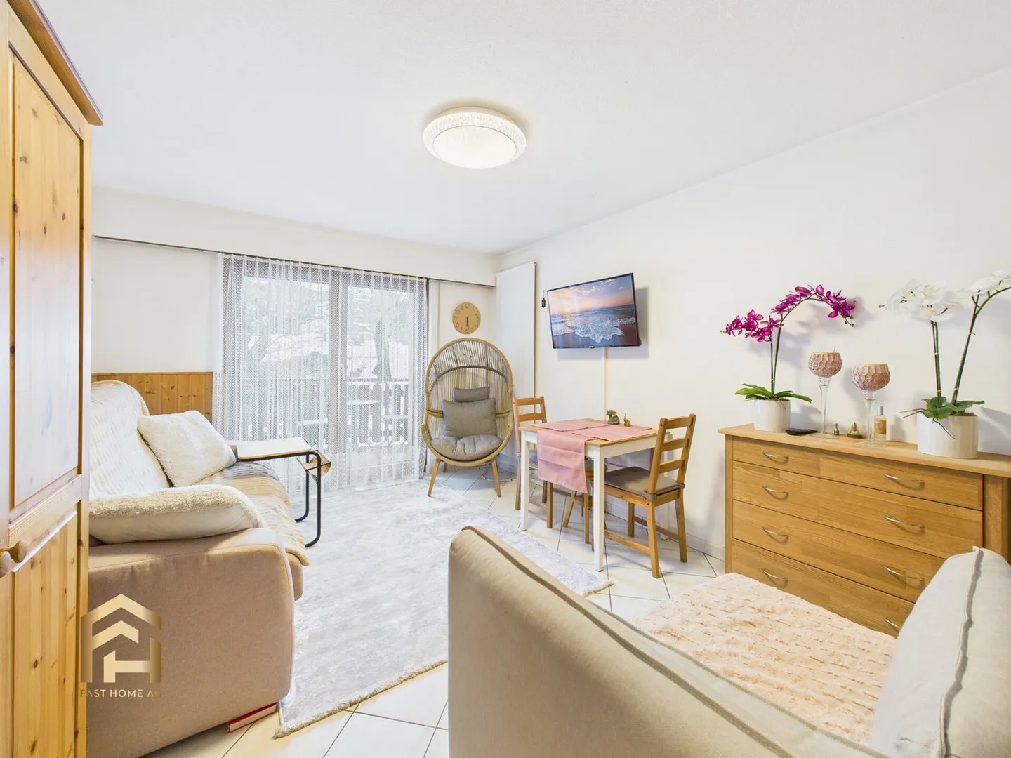 Studio affascinante con flair alpino a Vercorin soleggiato - Foto 2 di 13