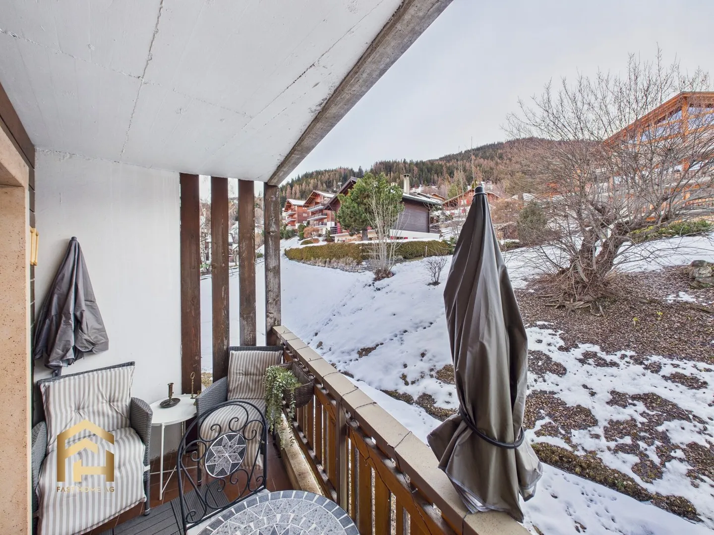 Studio affascinante con flair alpino a Vercorin soleggiato - Foto 7 di 13