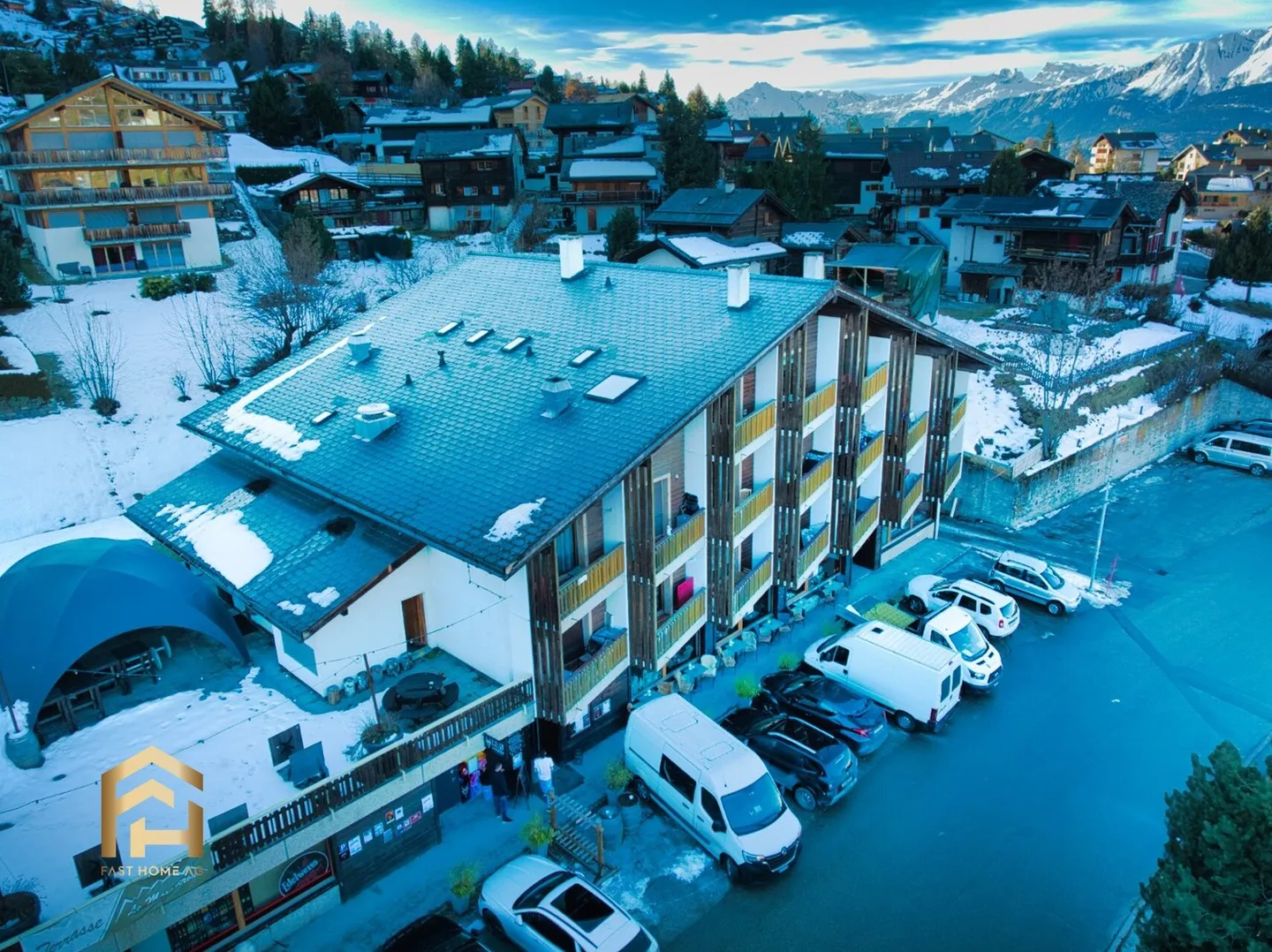 Studio affascinante con flair alpino a Vercorin soleggiato - Foto 10 di 13