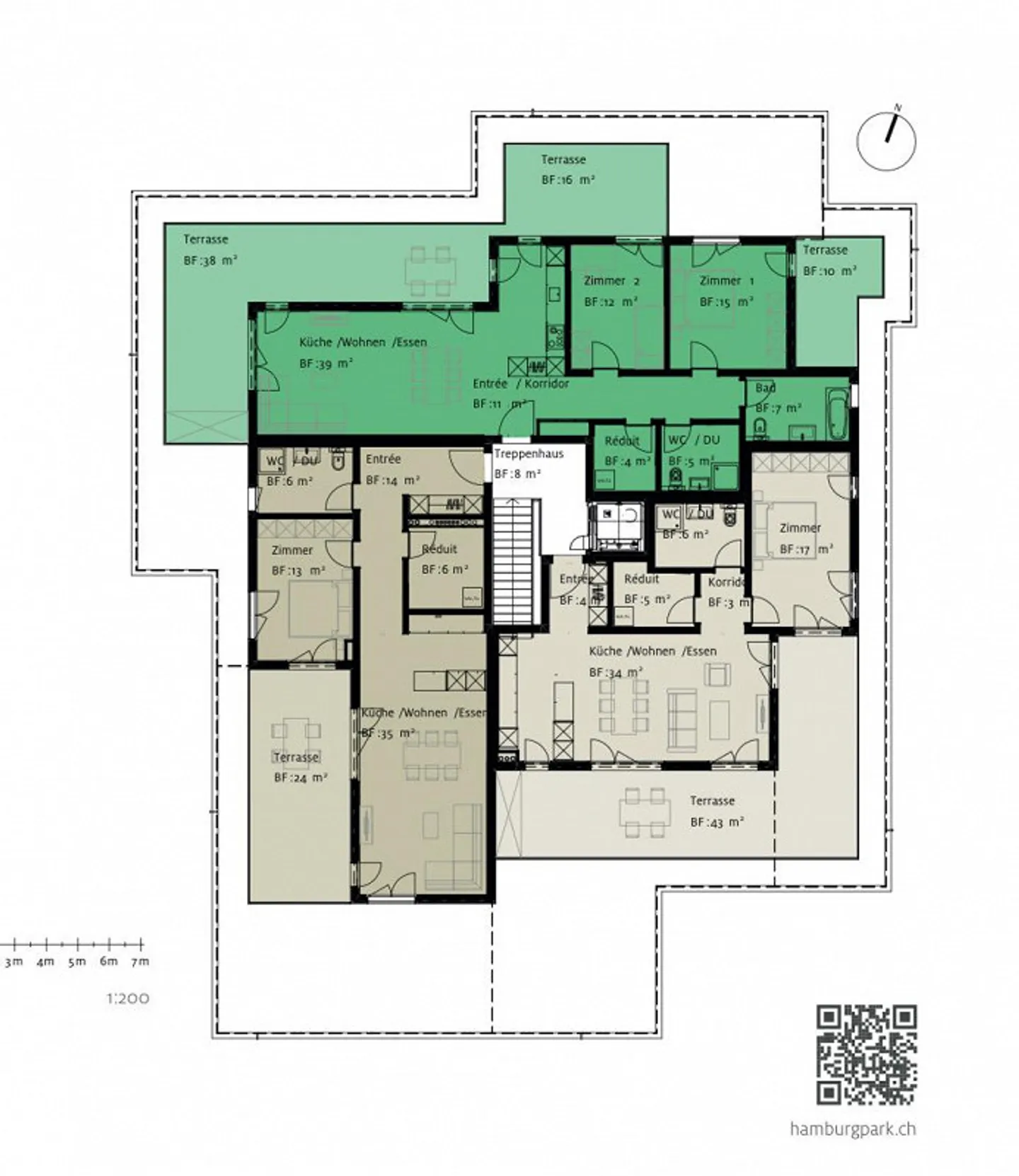 Appartamento attico di 3,5 stanze - Foto 4 di 4