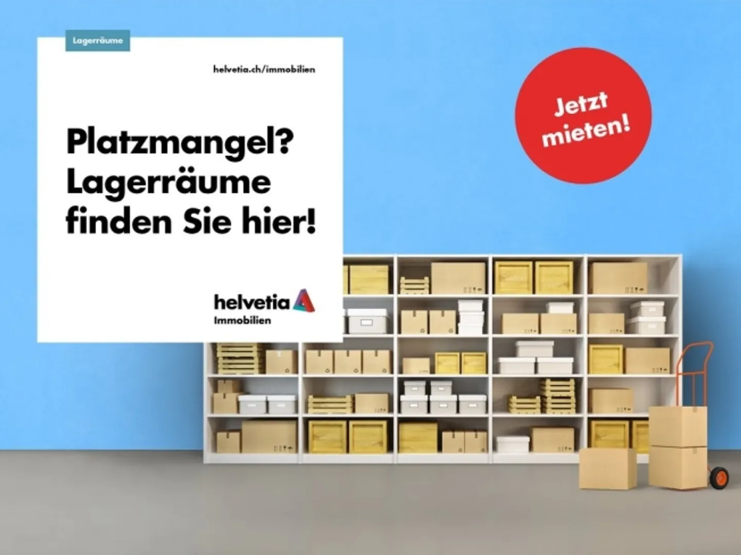 «Hier finden Sie mehr Lagerplatz» - Foto 1 von 2