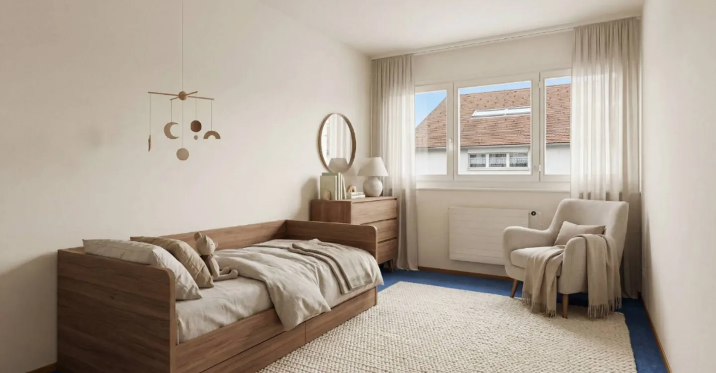 SPACIOUS 5.5 ROOM TRIPLEX IN CHAVORNAY - Foto 6 von 12