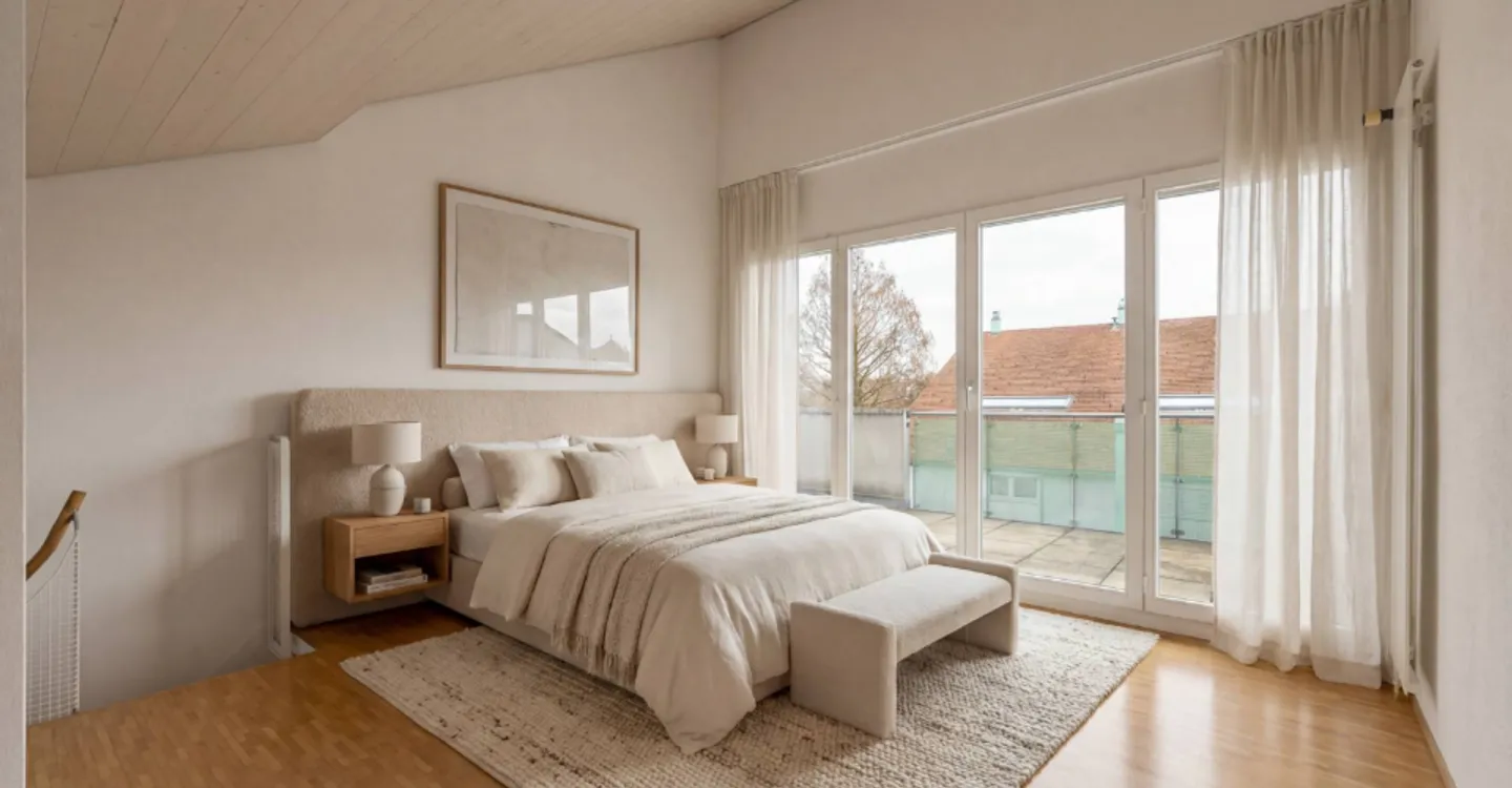 SPACIOUS 5.5 ROOM TRIPLEX IN CHAVORNAY - Foto 8 von 12