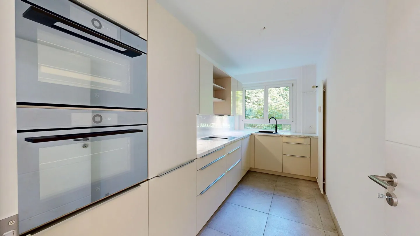 Luce, spazio e qualità abitativa - Appartamento modernizzato in una zona tranquilla di Riehen - Foto 4 di 15