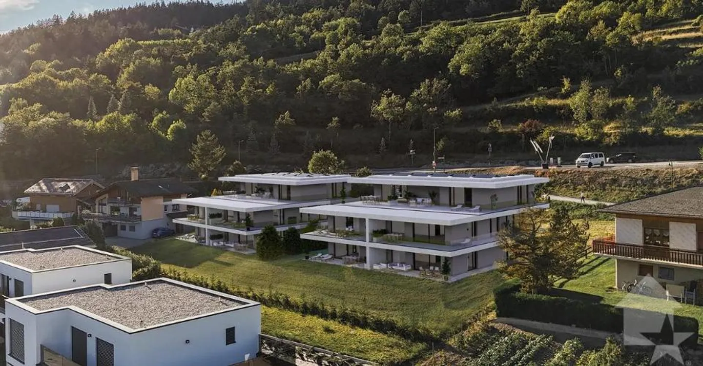 4,5 Zimmer im Gartengeschoss mit Aussicht - Foto 4 von 8