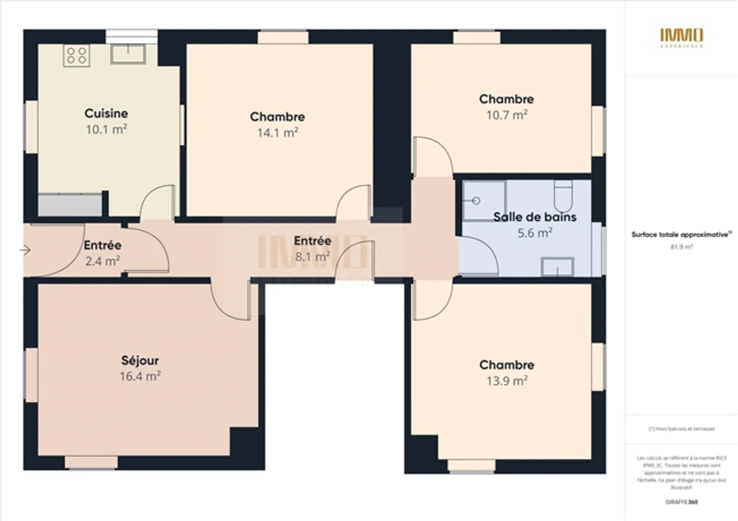 Charmante Wohnung in Bourg-Saint-Pierre - Foto 9 von 9