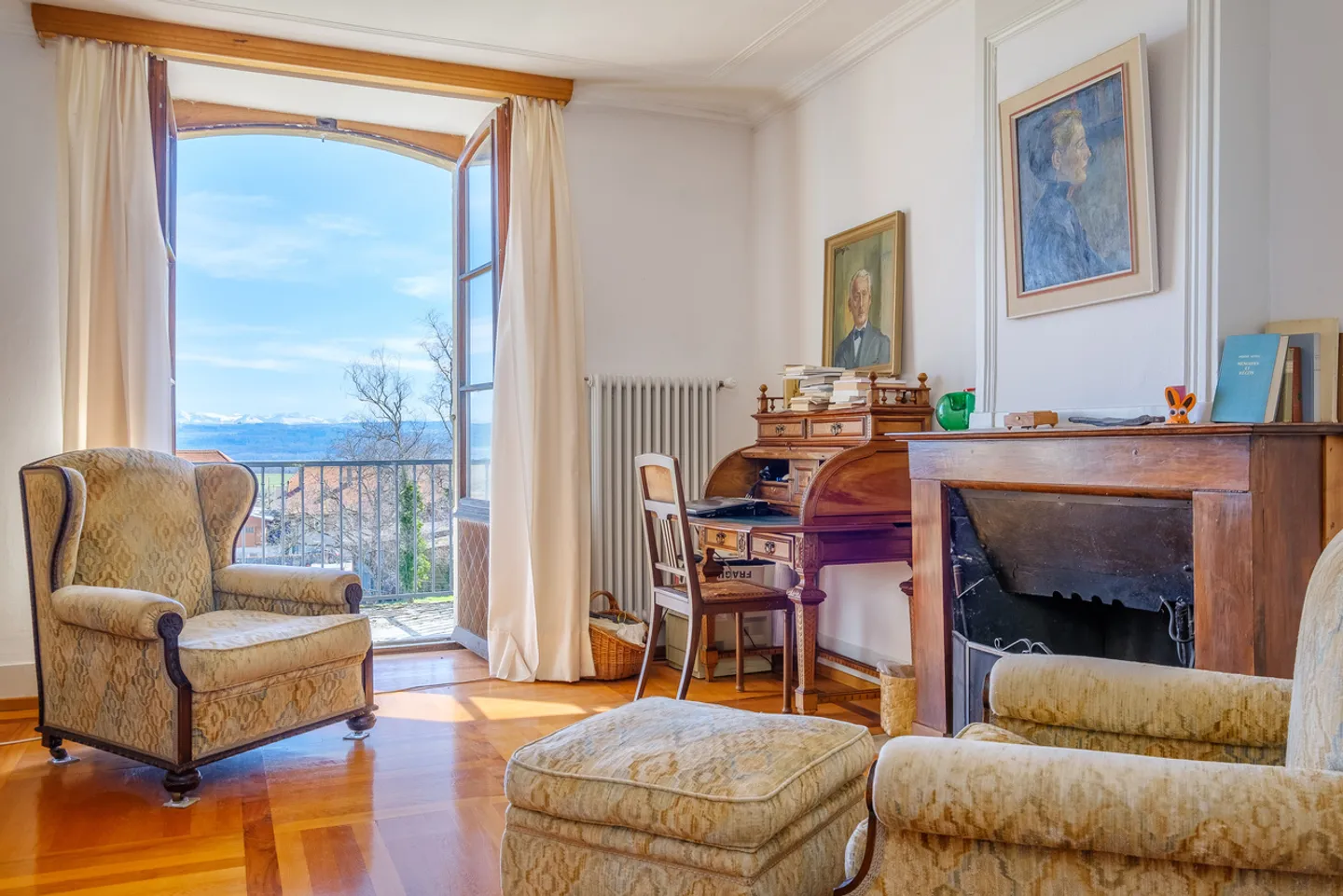 Superbe maison de maître du XVIIème, vue Lac, proche Yverdon - Photo 9 sur 16