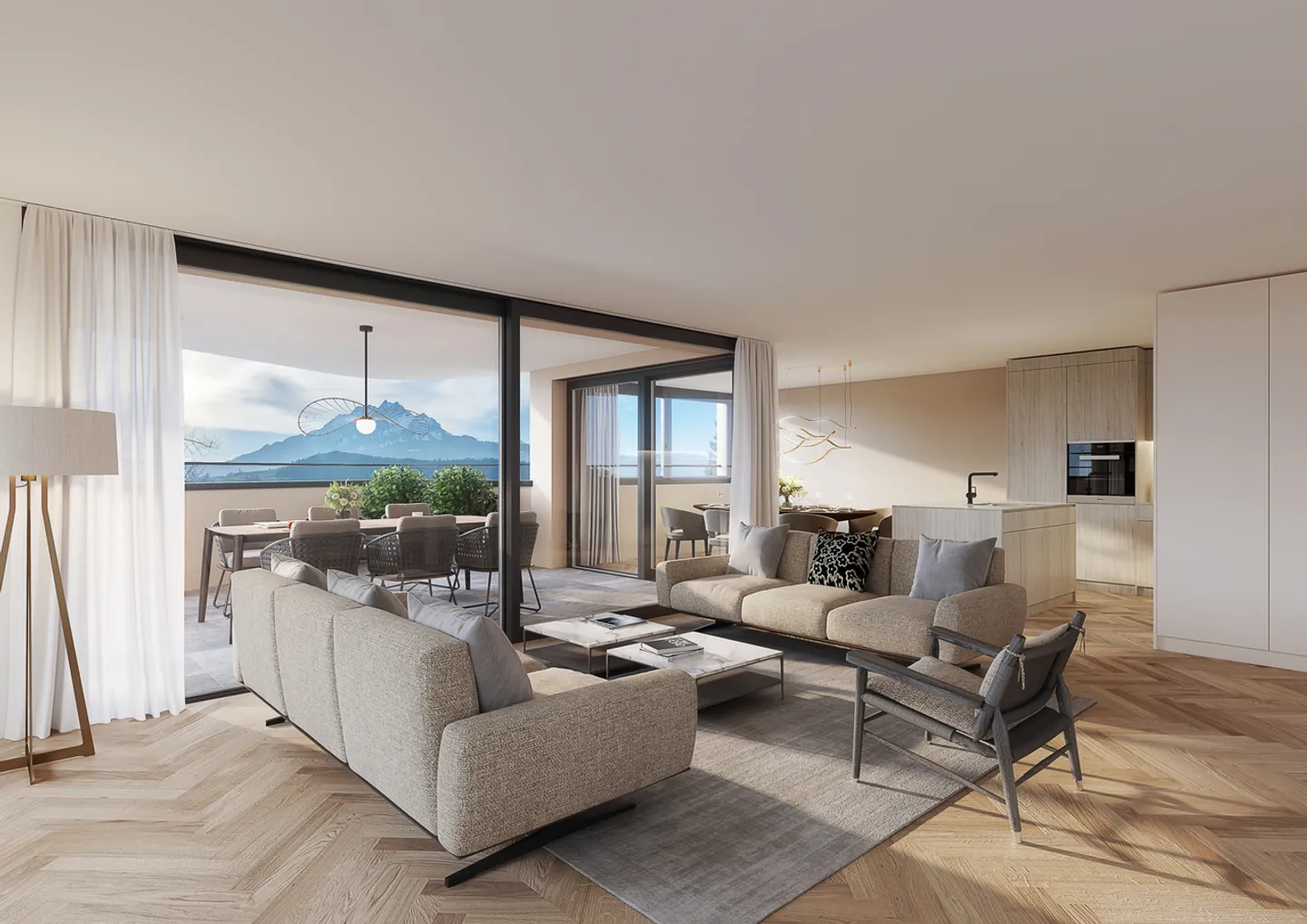 Stilvolles Apartment mit Seeblick - Foto 1 von 4