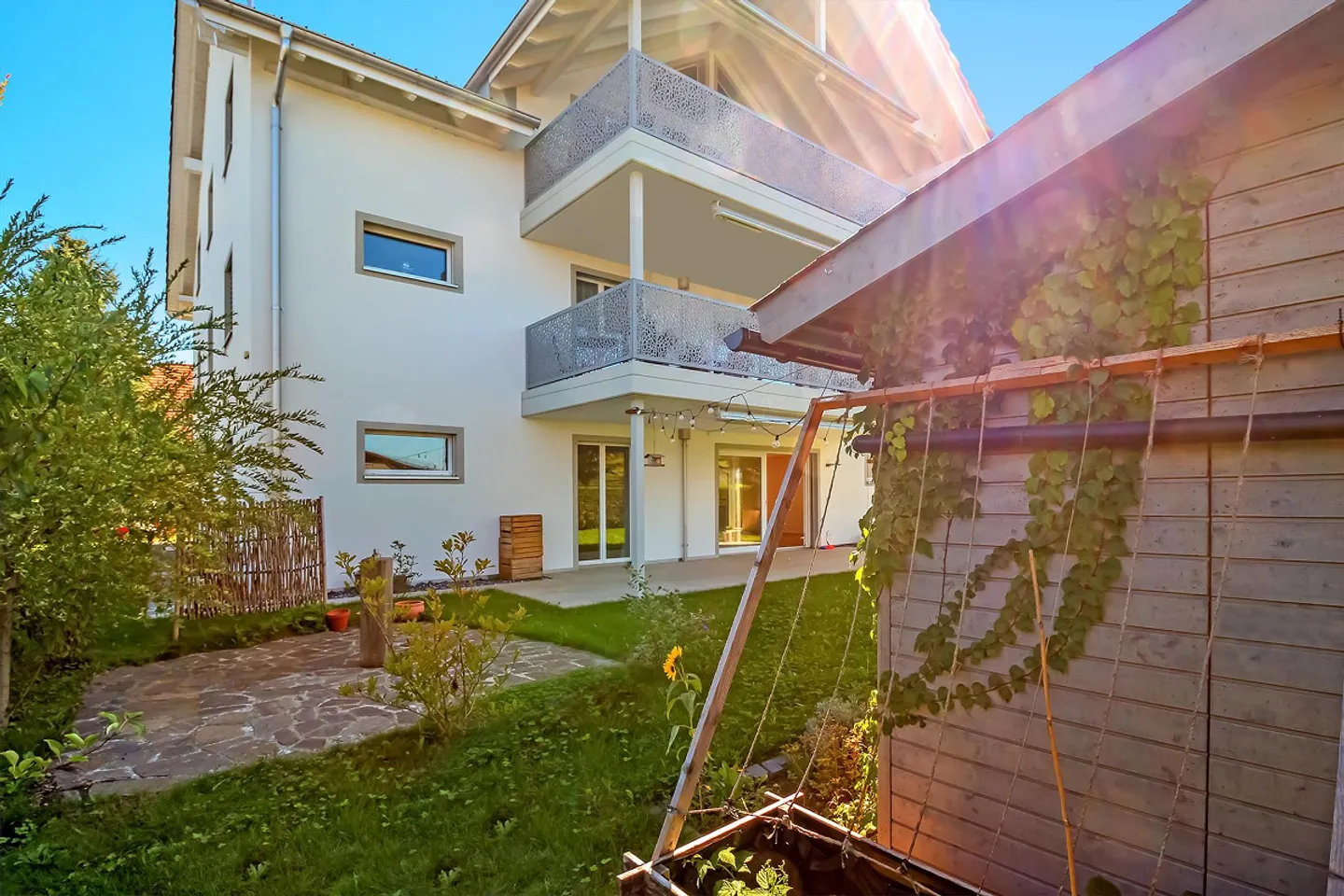 Beaucoup d'espace pour vivre – Appartement de jardin exclusif de 5½ pièces à Fruthwilen - Photo 7 sur 21
