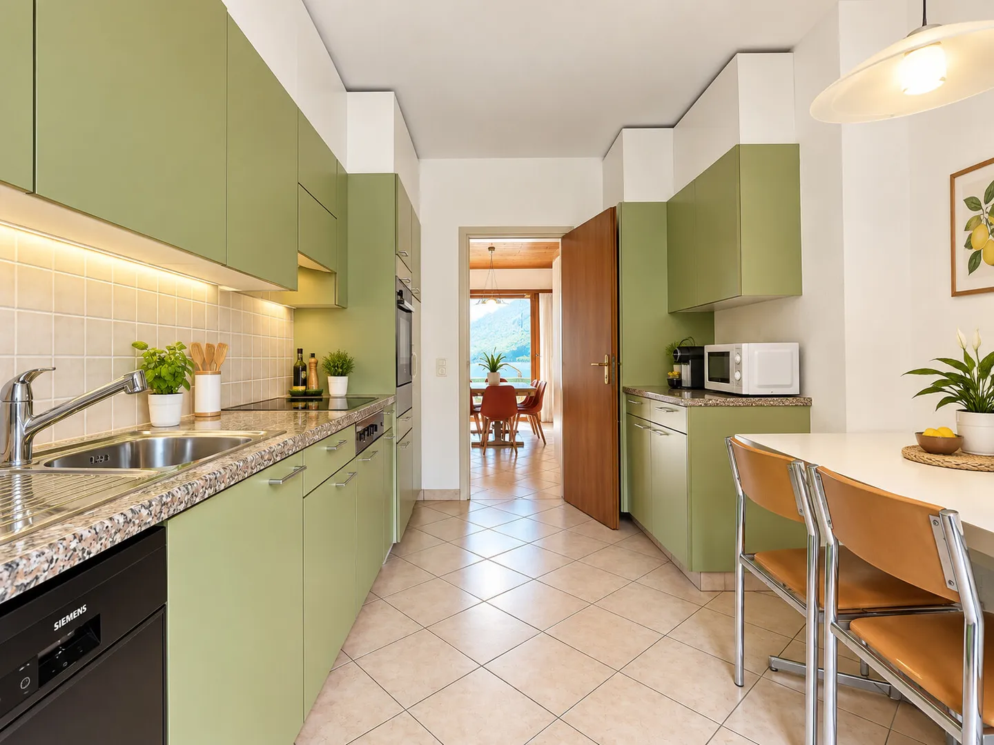 FOR RENT 5.5 ROOMS WITH GARDEN AND LAKE VIEW IN MELANO - Photo 4 of 10